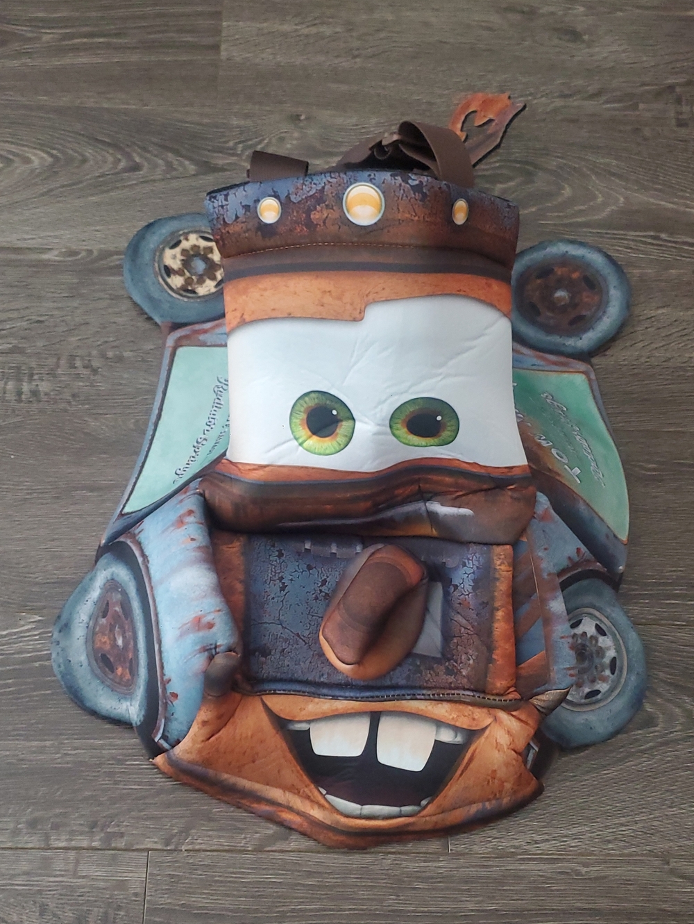 Disney CARS Tow MATER X Spirit Halloween Costume ONE SIZE